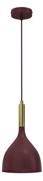 Lampada a sospensione su cavo NOAK 1xE27/15W/230V bordeaux