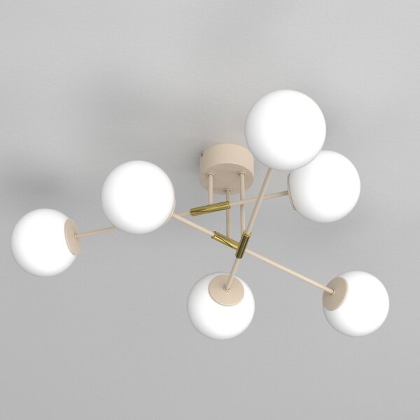 Lampadario da soffitto GLAME 6xE27/15W/230V