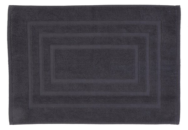 Tappeto Scendidoccia 46x65 cm in Spugna di Cotone Grigio Feridras