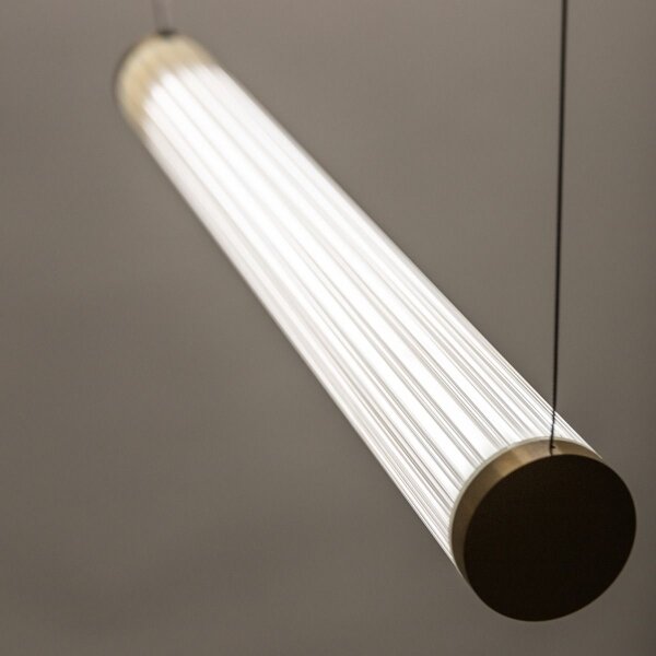 Zuma Line 1234 - Lampadario LED dimmerabile a sospensione con cavo COMO LED/64W/230V 2700-6500K oro + telecomando