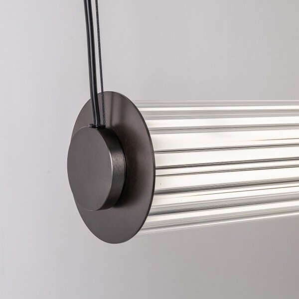 Zuma Line 1236 - lampada a sospensione dimmerabile su cavo COMO LED/39W/230V 2700-6500K nero + telecomando