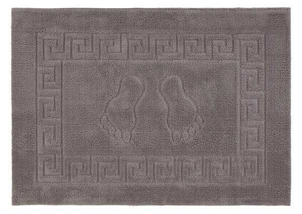 Tappeto Bagno 50x70 cm con Antiscivolo Grigio Feridras Piuma