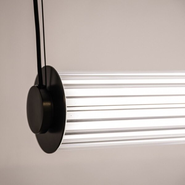 Zuma Line 1236 - lampada a sospensione dimmerabile su cavo COMO LED/39W/230V 2700-6500K nero + telecomando