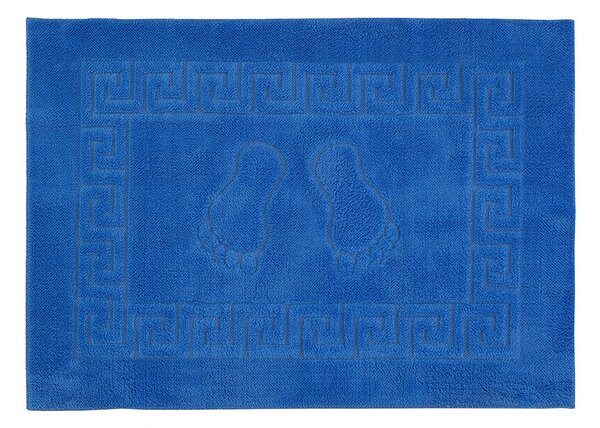 Tappeto Bagno 50x70 cm con Antiscivolo Blu Feridras Piuma