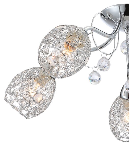 Globo 56689-5 - Lampadario a plafone KORDULA 5xE14/40W/230V
