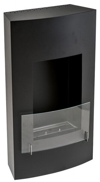 Camino a Bioetanolo da Parete 80x47 cm Karlsen Alleghe Nero