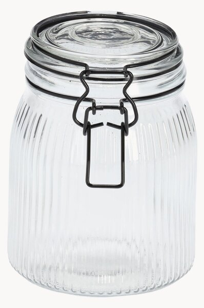 Set barattoli in vetro con coperchio a clip Tidy, set da 12