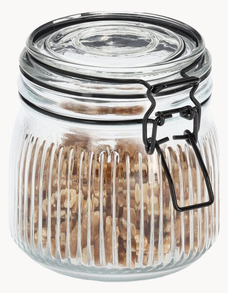 Set barattoli in vetro con coperchio a clip Tidy, set da 12