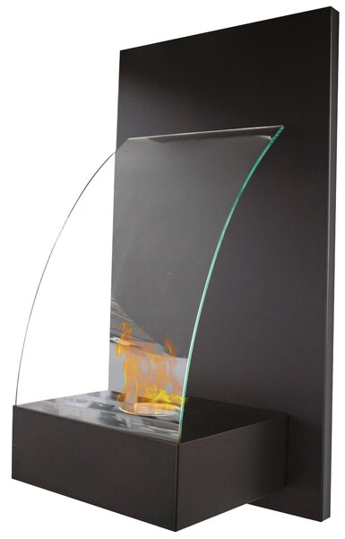 Camino a Bioetanolo da Parete 60x40 cm Karlsen Soave Nero
