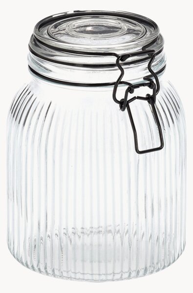 Set barattoli in vetro con coperchio a clip Tidy, set da 12