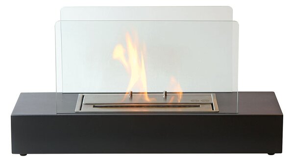 Camino a Bioetanolo da Tavolo 40x16,5x24 cm Karlsen Cremona Nero