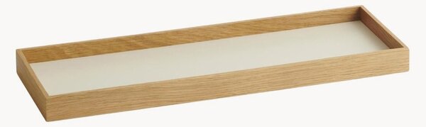 Vassoio decorativo componibile in legno di quercia Frame