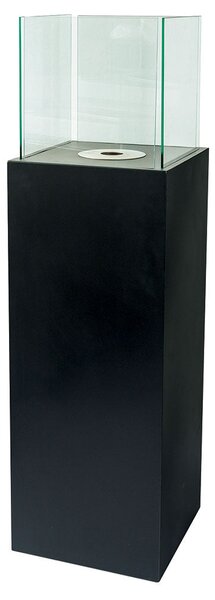 Camino a Bioetanolo da Pavimento 120x35 cm Karlsen Otranto Nero