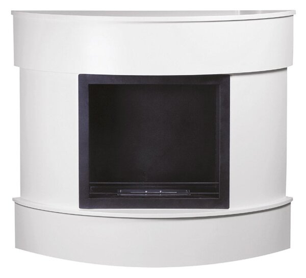 Camino a Bioetanolo da Pavimento 113x96,5 cm Menzi Kristal Bianco