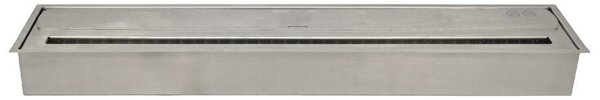 Bruciatore a Bioetanolo per Camini 100x18,7x9,5 cm 8L in Acciaio Inox