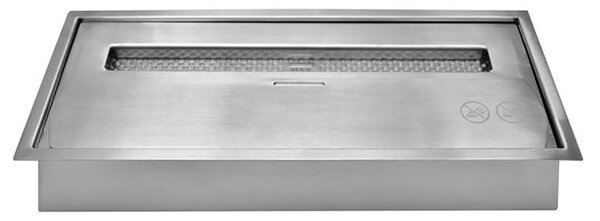 Bruciatore a Bioetanolo per Camini 3,5L 46x19 cm Menzi Silver