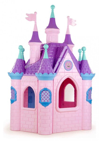 Casetta Gioco per Bambini Super Palazzo 123x100x102 h cm in Plastica Multicolor