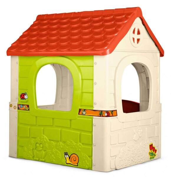 Casetta Gioco per Bambini Fantasia 85x108x124 h cm in Plastica Multicolor