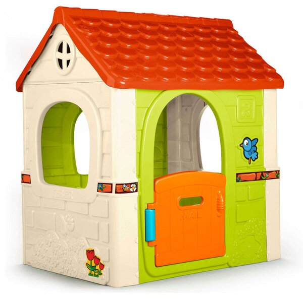 Casetta Gioco per Bambini Fantasia 85x108x124 h cm in Plastica Multicolor