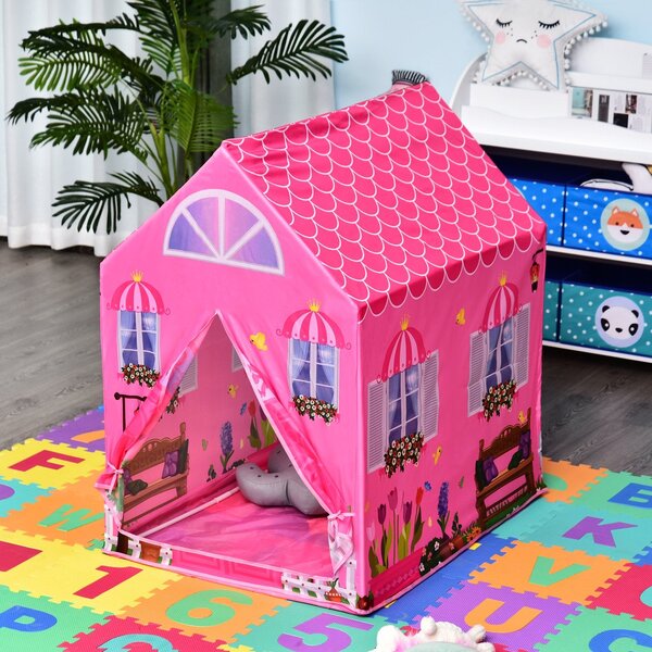 Tenda Casetta per Bambini 93x69x103 cm Principessa Rosa