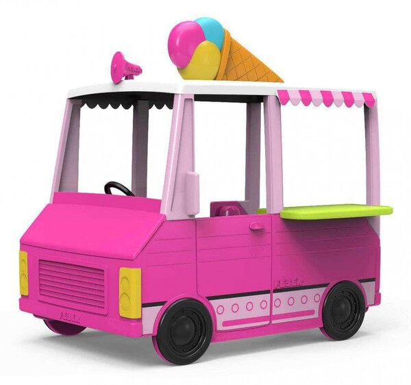 Casetta Gioco per Bambini Food Truck 130x108xh 134,5 h cm in Plastica Multicolor
