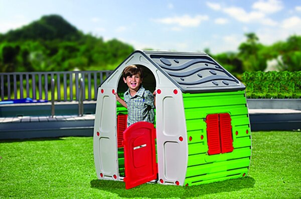 Casetta Gioco per Bambini in Resina 102x90x109cm Bauer