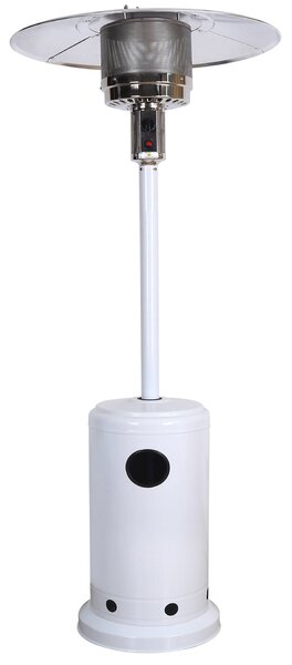 Stufa da Esterno Fungo a Gas Gpl 13 kW Patio Lux Bianca