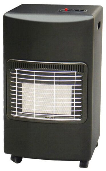 Stufa a Gas Gpl da Interno ad Infrarossi 4,2 kW Becker Nera