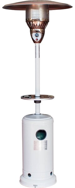 Stufa da Esterno Fungo a Gas Gpl 13 kW Kraus Eracle Bianca