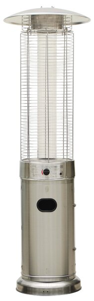 Stufa a Cilindro Gas Gpl da Esterno 11kW Qlima PGF1211 Acciaio