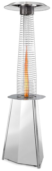 Stufa da Esterno Fungo a Gas GPL 10 kW Solflame Siabs Inox