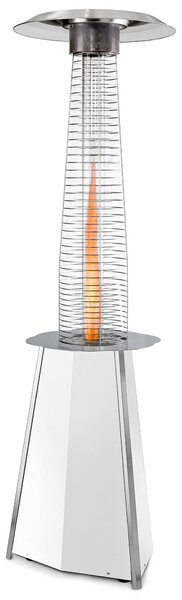 Stufa da Esterno Fungo a Gas GPL 10 kW Solflame Siabs Bianco