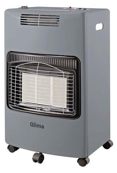 Stufa a Gas GPL 4,1 kW Grigio Qlima GH959RF