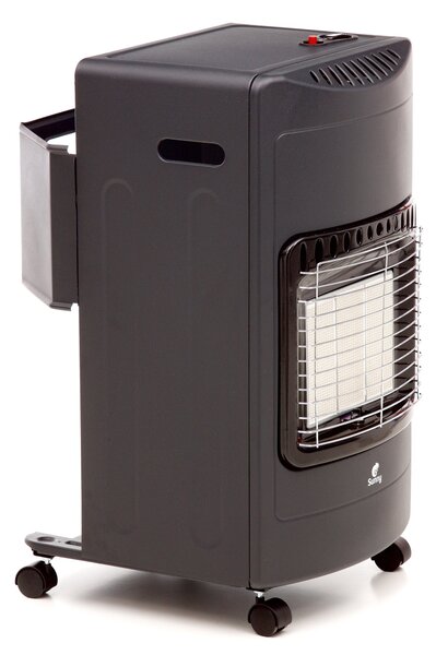 Stufa a Gas Gpl Nera da Interno Infrarossi 4200W 15Kg