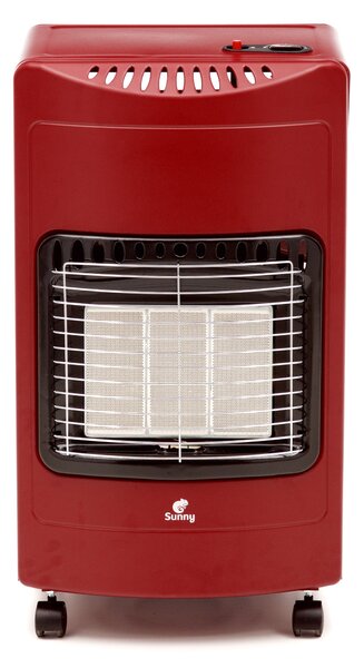 Stufa a Gas Gpl Rossa da Interno Infrarossi 4200W 15Kg