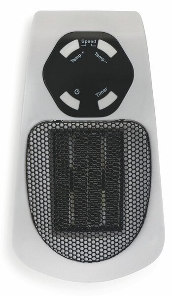 Stufa Stufetta da Parete 900W Display LCD Kooper Ghibli Bianco