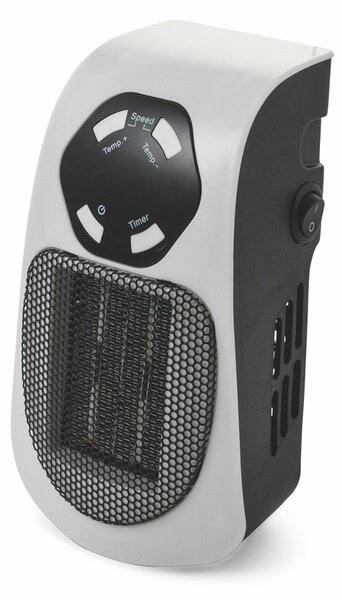 Stufa Stufetta da Parete 900W Display LCD Kooper Ghibli Bianco