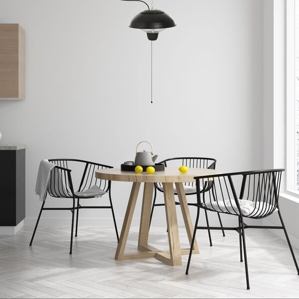 Stufa da Esterno Lampada Riscaldante Elettrica a Sospensione Led 1500W