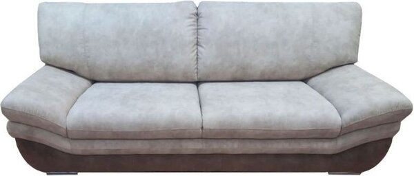 DecHome Divano 2 Posti Moderno in Ecopelle Dimensioni 195x100x95 cm colore Grigio chiaro/scuro - Magonza