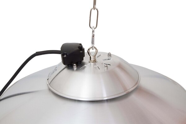 Stufa Elettrica da Soffitto per Esterno 1500W Qlima PEC2015 Silver
