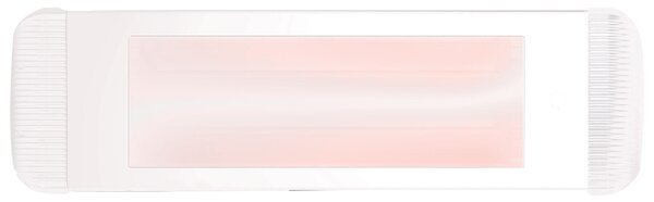 Stufa Elettrica ad Infrarossi 80x25x7,5 cm da Parete 1800W Moel Aaren Bianco