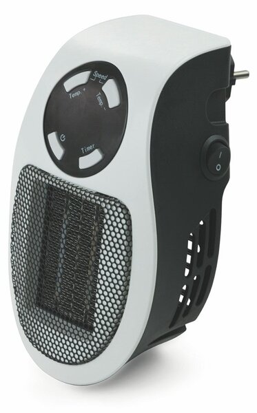 Stufa Stufetta da Parete 500W Display LCD Kooper Pluggy Bianco