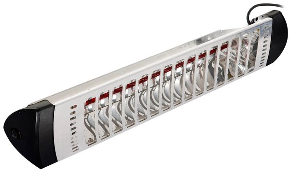 Stufa Elettrica ad Infrarossi 79,2x15x10 cm da Parete 1200W Moel Sharklite