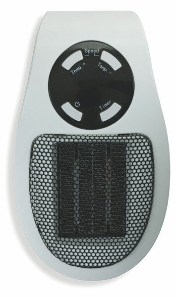Stufa Stufetta da Parete 500W Display LCD Kooper Pluggy Bianco