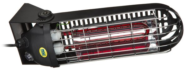 Stufa Elettrica ad Infrarossi 40x13,2x9 cm da Parete 600W Moel Lucciola