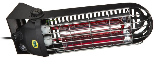 Stufa Elettrica ad Infrarossi 40x13,2x9 cm da Parete 800W Moel Lucciola