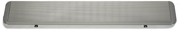 Stufa Elettrica ad Infrarossi 125x20,1x5,8 cm da Soffitto 1800W in Alluminio Moel Hot-Top Silver