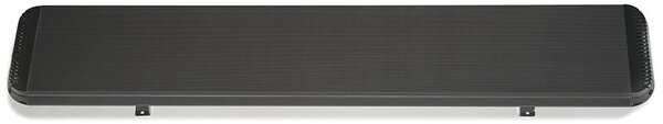 Stufa Elettrica ad Infrarossi 126x20,1x5,8 cm da Soffitto 1500W in Alluminio Dimmerabile Moel Hot-Top Nera