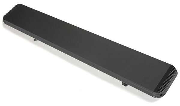 Stufa Elettrica ad Infrarossi 125x20,1x5,8 cm da Soffitto 1800W in Alluminio Moel Hot-Top Nera