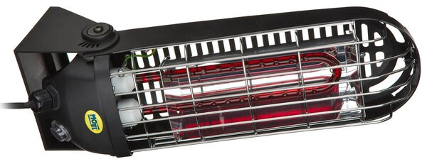 Stufa Elettrica ad Infrarossi 47x13,2x9 cm da Parete 1200W Moel Lucciola